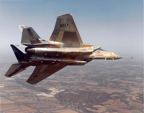 An F-15A Strike Eagle in flight