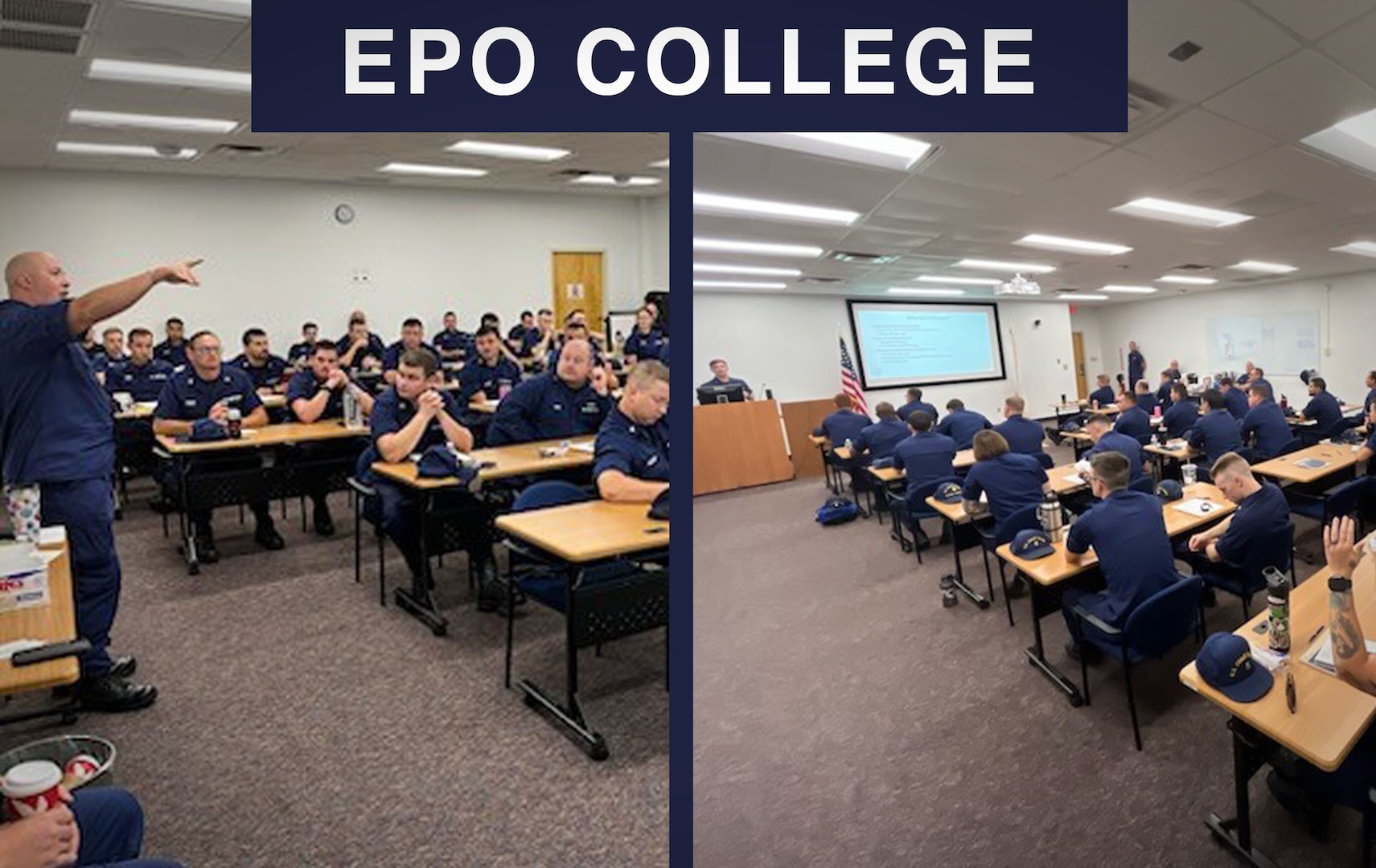 Members of D5 attend EPO College.