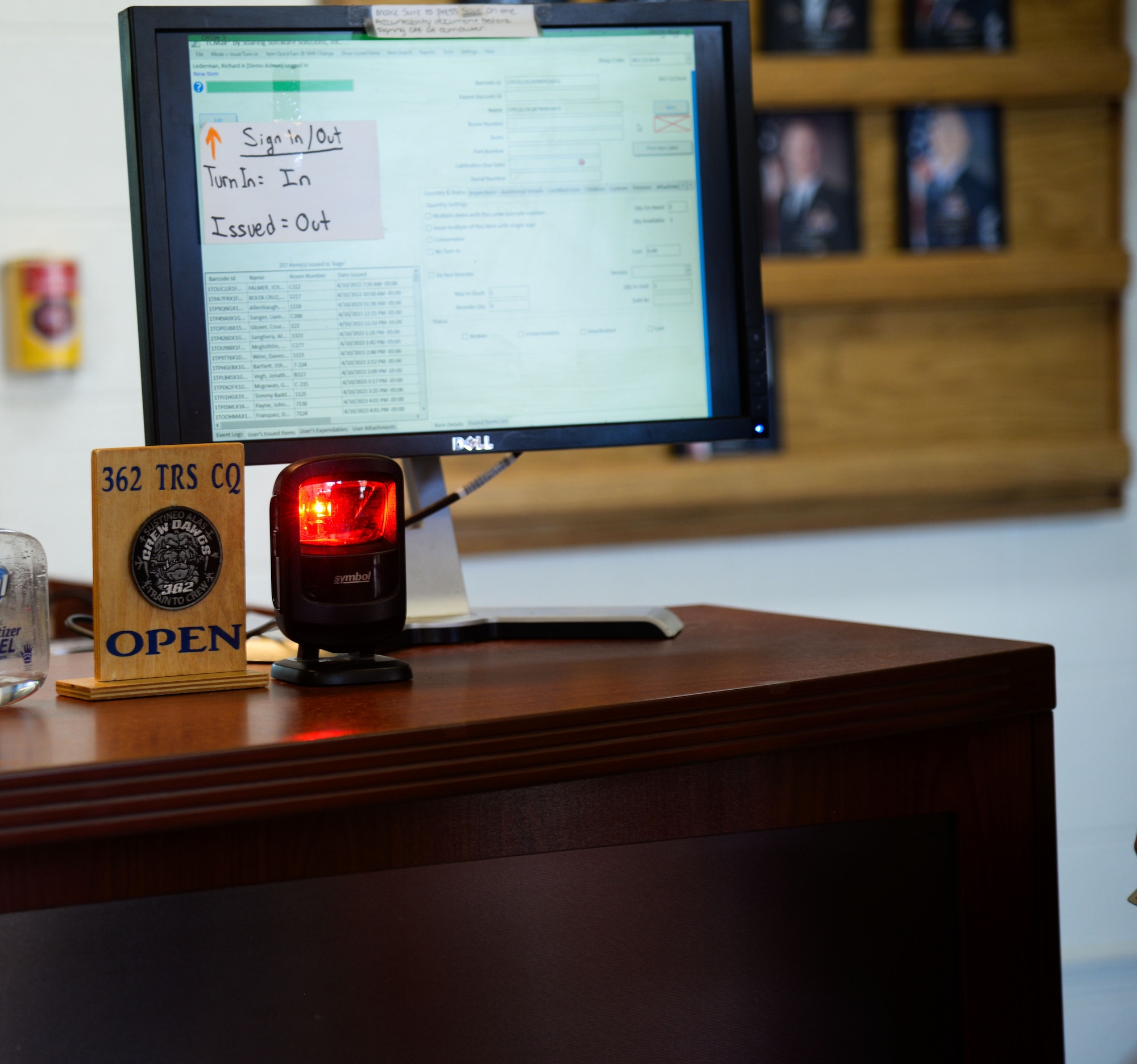 A computer screen is shown with the new TCMax system.