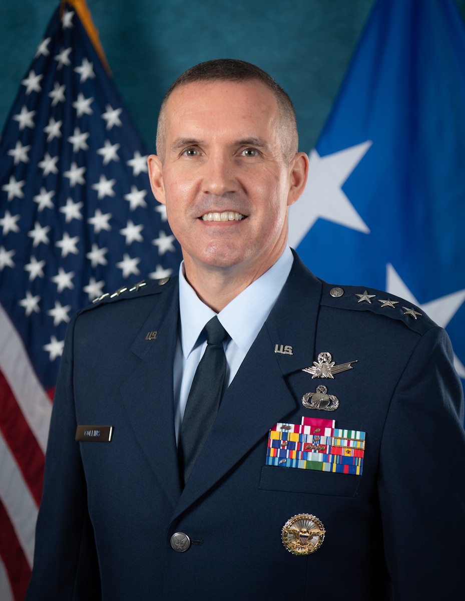 Official photo of Lt. Gen. Heath Collins.