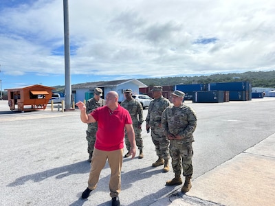 3rd Mobilization Support Group Visits CNMI and Palau