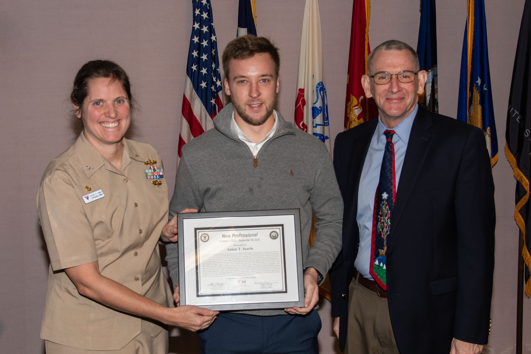 Aidan Searle receives New Professional of the Year for 2023