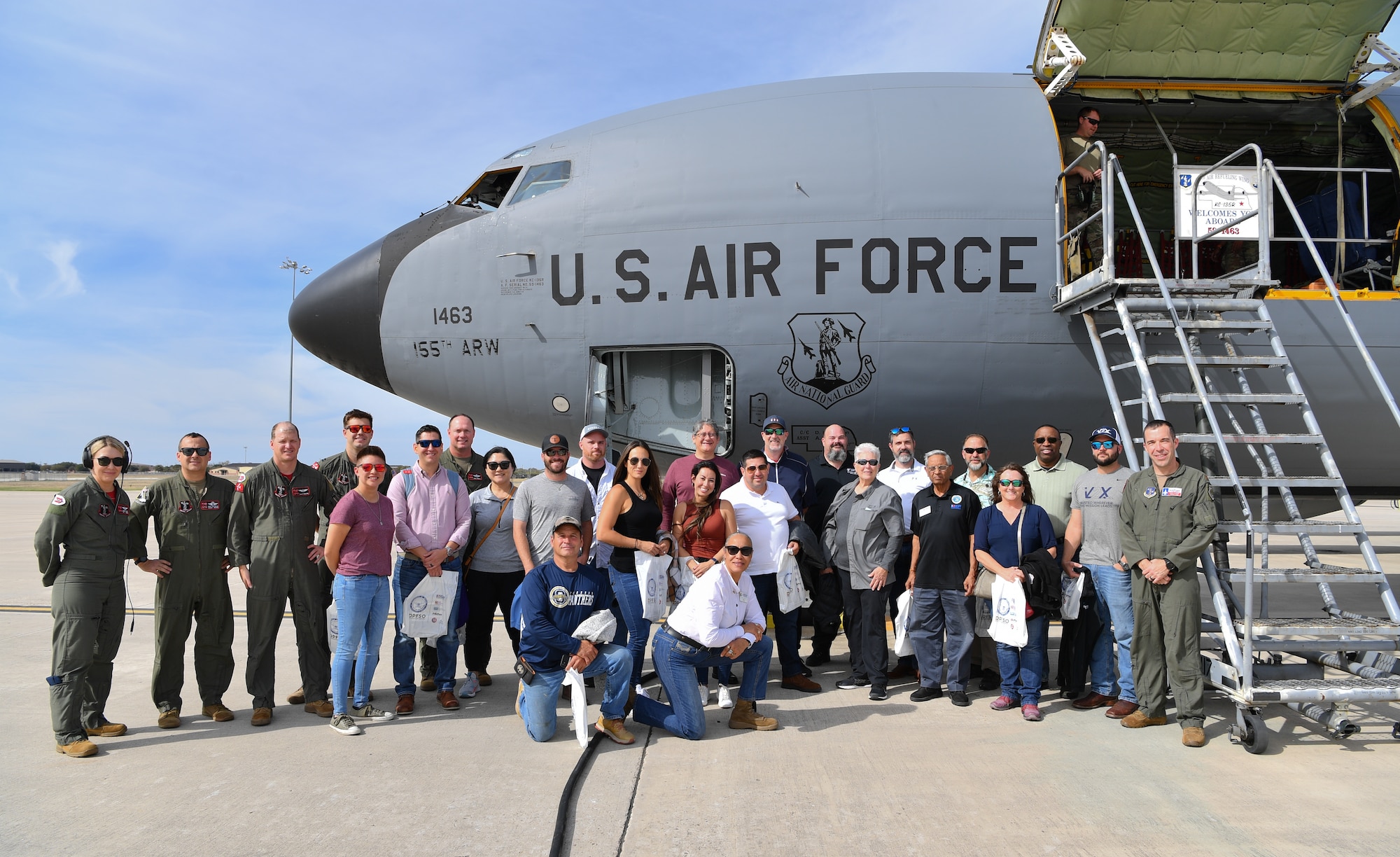 Participants in the Employer Support of the Guard and Reserve Boss Lift