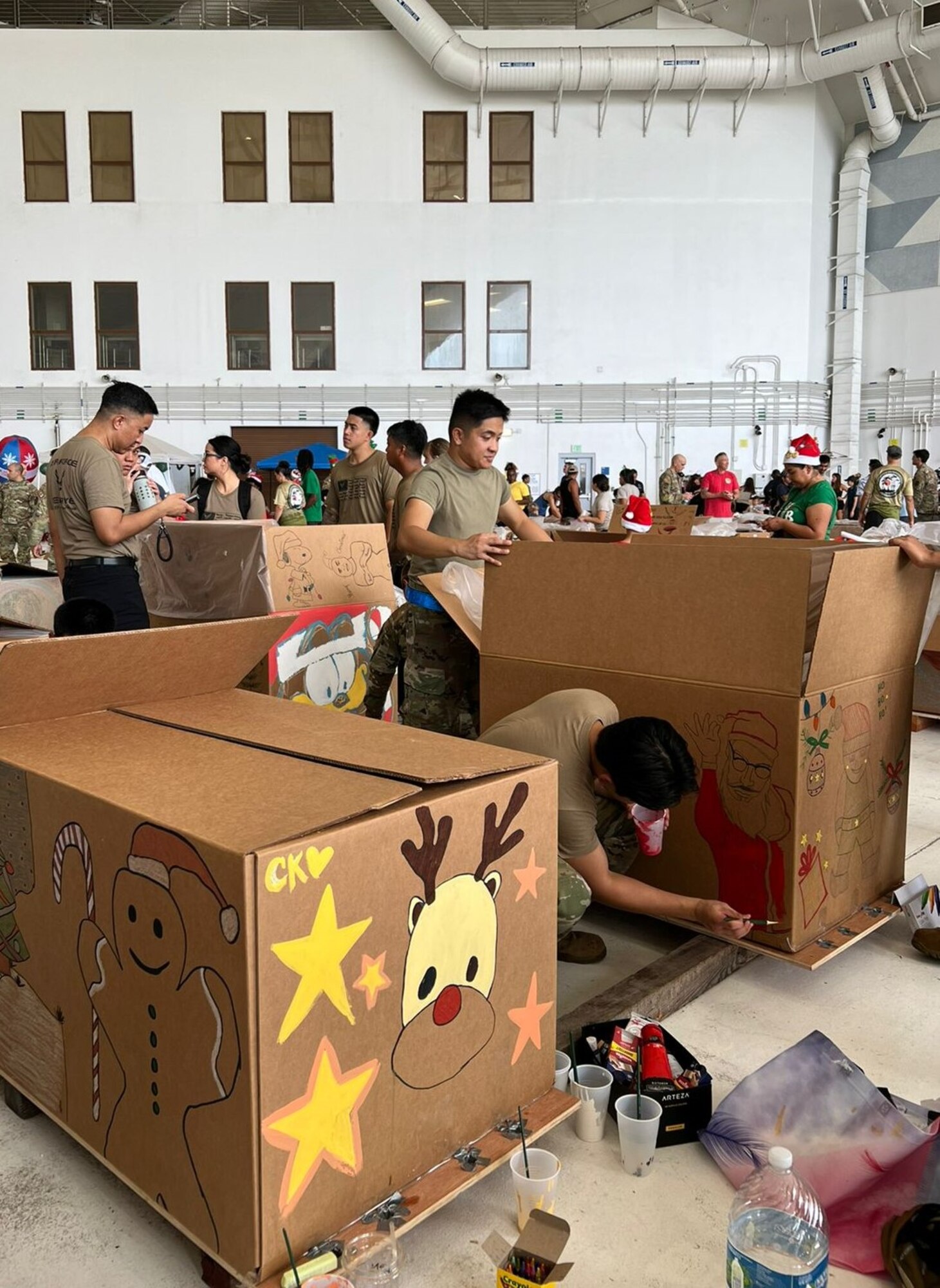 During the holiday season, gifts come in all sizes, but when the 44th Aerial Port Squadron gets involved, there is one size: extra-large.