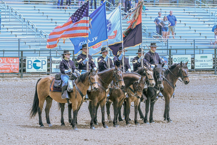 Commanding Generals Mounted Color Guard