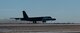 A B-52H Stratofortress assigned to the 5th Bomb Wing takes off for SURGE Week at Minot Air Force Base, North Dakota, Dec. 13, 2023. SURGE Week allowed the 5th Bomb Wing to aggressively manage its flying hour program. (U.S. Air Force photo by Airman 1st Class Alyssa Bankston)