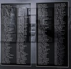 The 180 names of the Soldiers who served in Vietnam with the Illinois Army National Guard's 126th Supply and Services Co. of Quincy, Illinois, are inscribed on a plaque that was presented by the Vietnam Veterans of that unit to the modern 126th Quartermaster Co. on Dec. 17 as part of the unit's family holiday party.