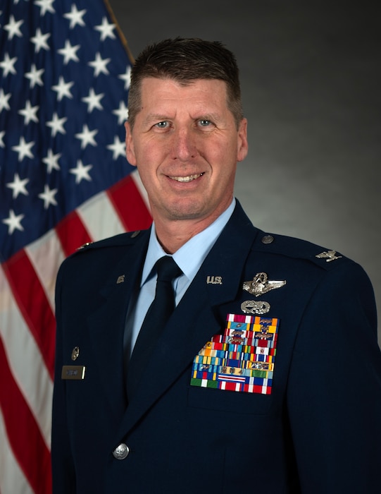 Official photo of U.S. Air Force Col. Jesse Carlson, 133rd Airlift Wing commander.
