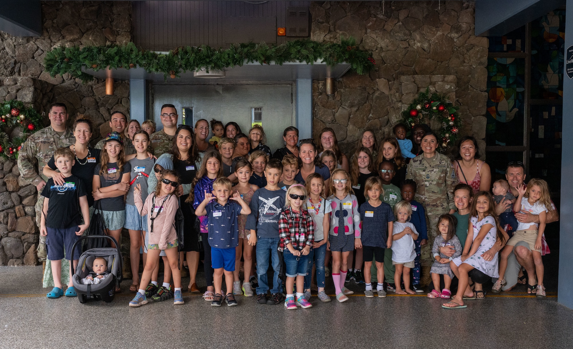 Guardians from U.S. Space Forces Indo-Pacific hosted a Science, Technology, Engineering and Mathematics (STEM) to Space event with home school educators and students from around the island of Oahu, Honolulu, Hawaii, December 15, 2023. The event was in celebration of the Space Force’s fourth anniversary. STEM to Space was designed to facilitate virtual connections between Space Force Guardians and students to share the importance to STEM careers related to space. (U.S. Air Force photo by Tech. Sgt. Hailey Haux)