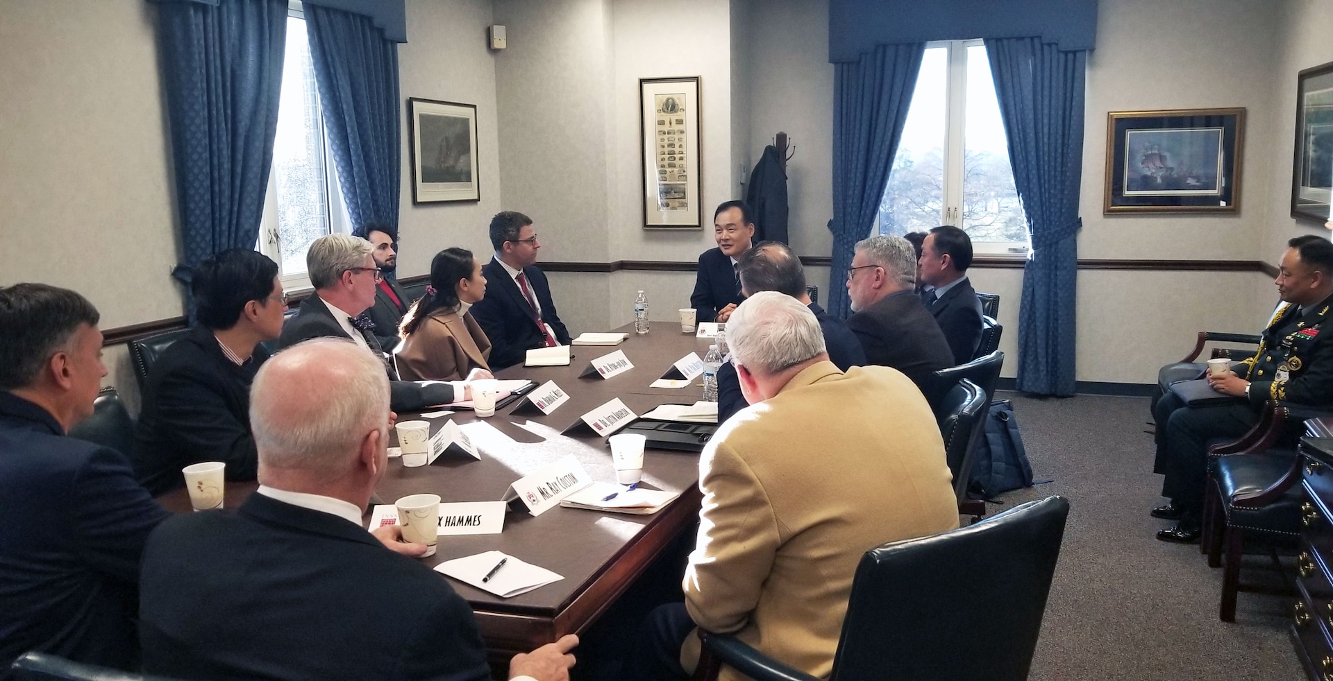 NDU’s Institute for National Strategic Studies hosted a roundtable discussion with the Republic of Korea