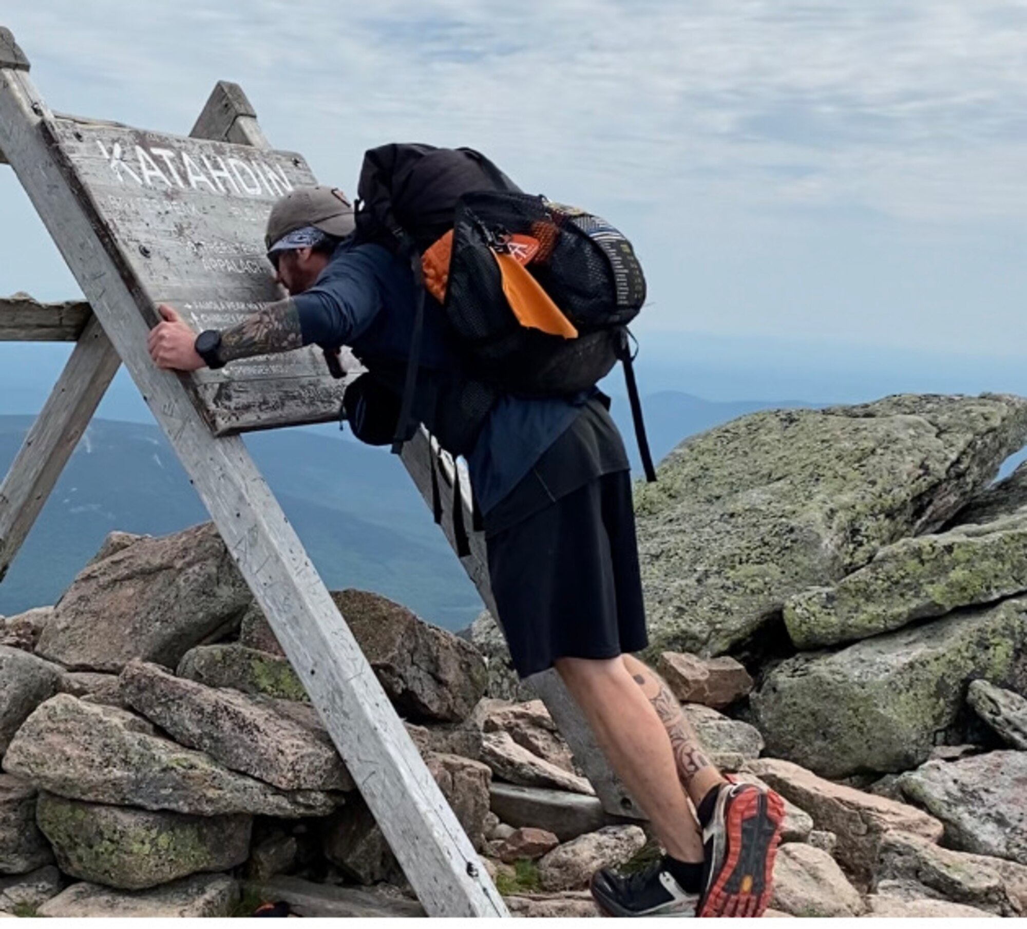 Senior Master Sgt. (Ret.) Greg Pfeiffer, a former OSI Special Agent who currently serves as a Junior Reserve Officers Training Corps instructor, raised $20,000 in charity while hiking the entire course of the Appalachian Trail in 2021