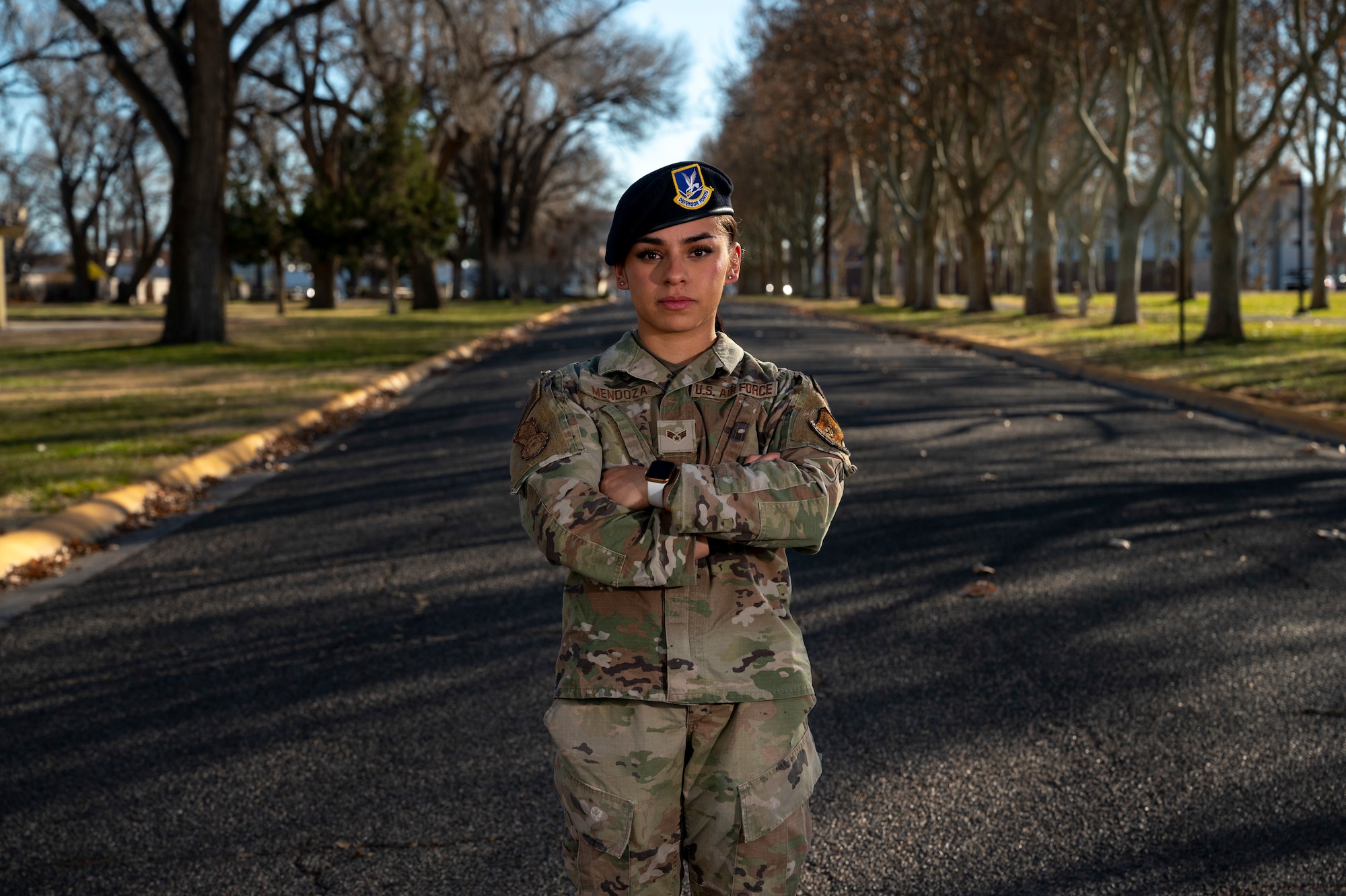 Woman poses for photo.