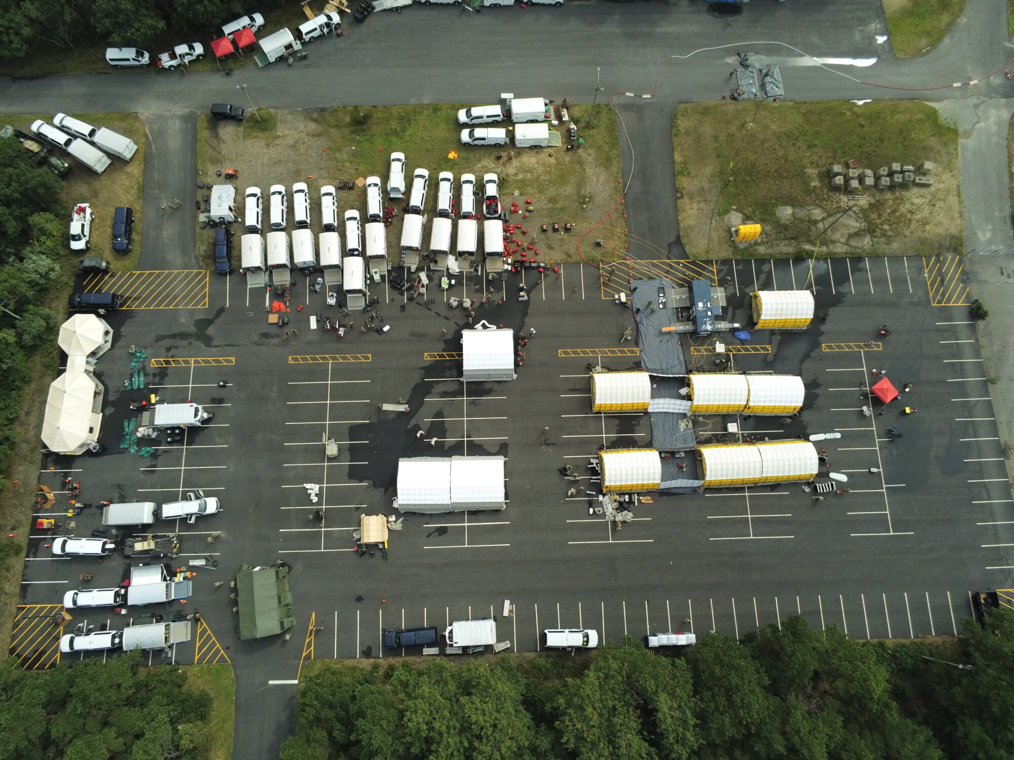 Aerial shot of the CERFP footprint