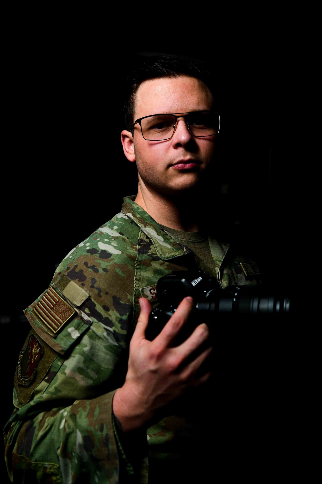 U.S. Air Force Senior Airman Noah Sudolcan, 31st Fighter Wing public affairs specialist, poses for a photo.