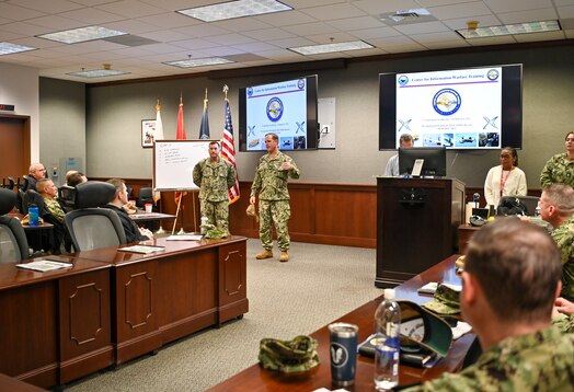  Capt. Chris Bryant, commanding officer, CIWT, asked Cryptologic Technician Technical (CTT) rating representatives at the occupational standards review to take back what they learned during the review process, and be an advocate to their commands to ensure that they send their best Sailors from each rating to attend future occupational standards reviews, as those who attend set the standard for their rating moving into the future.