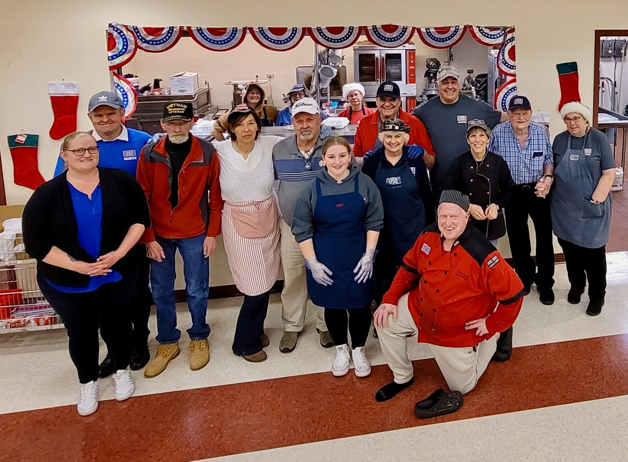 This week marked the final Monday Night USO Dinner at Westover.