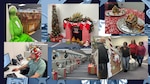 Aviation employees get into the holiday spirit.