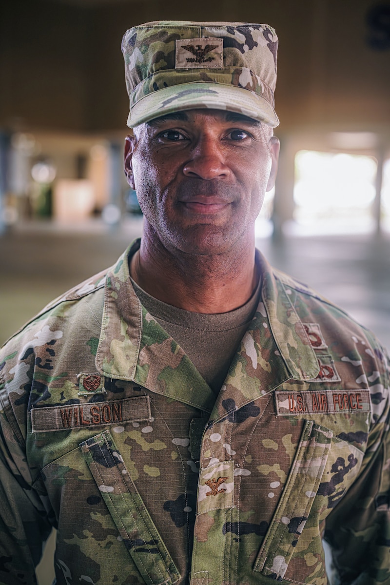 Col. Billy Wilson, Commander of the 737th Training group which oversees Basic Military Training