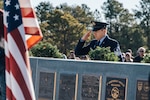 man in uniform saluting