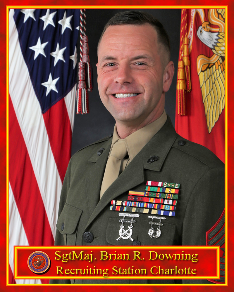 Sgt. Maj. Brian R. Downing > 6th Marine Corps District > Biography
