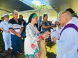 NAVAL BASE GUAM (Nov. 2, 2023) –Former Sumai residents and their descendants attended an All Souls Day Mass at Sumay Cemetery on U.S. Naval Base Guam (NBG) Nov. 2. All Souls Day is held to honor and remember those who have died. NBG, in partnership with the Sånta Rita-Sumai Mayor’s Office, has coordinated the event for the past several years.
