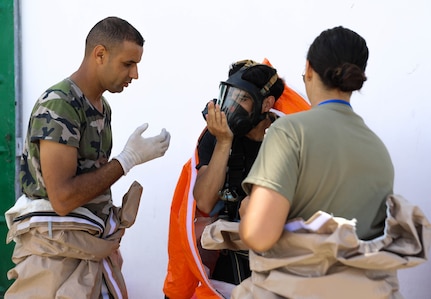 Reserve CST Leads Multi-National CBRN Demonstration