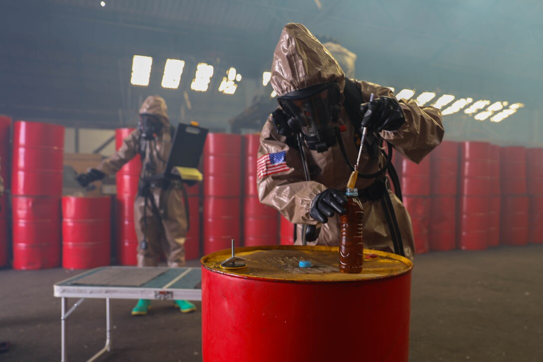 Reserve CST Leads Multi-National CBRN Demonstration