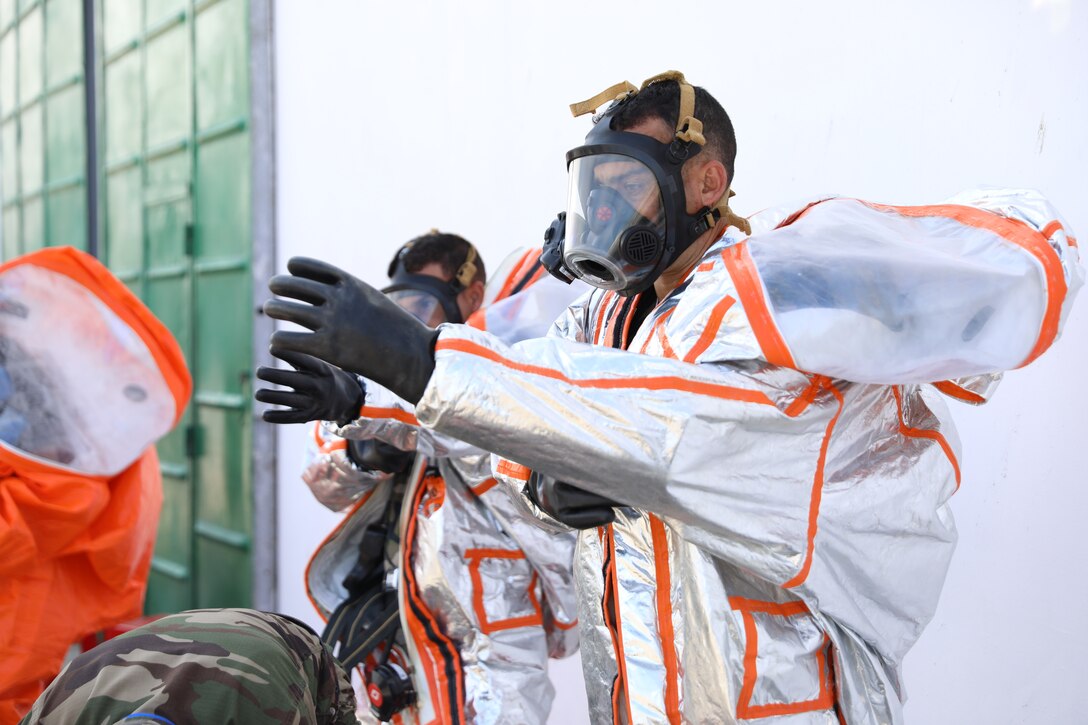 Reserve CST Leads Multi-National CBRN Demonstration