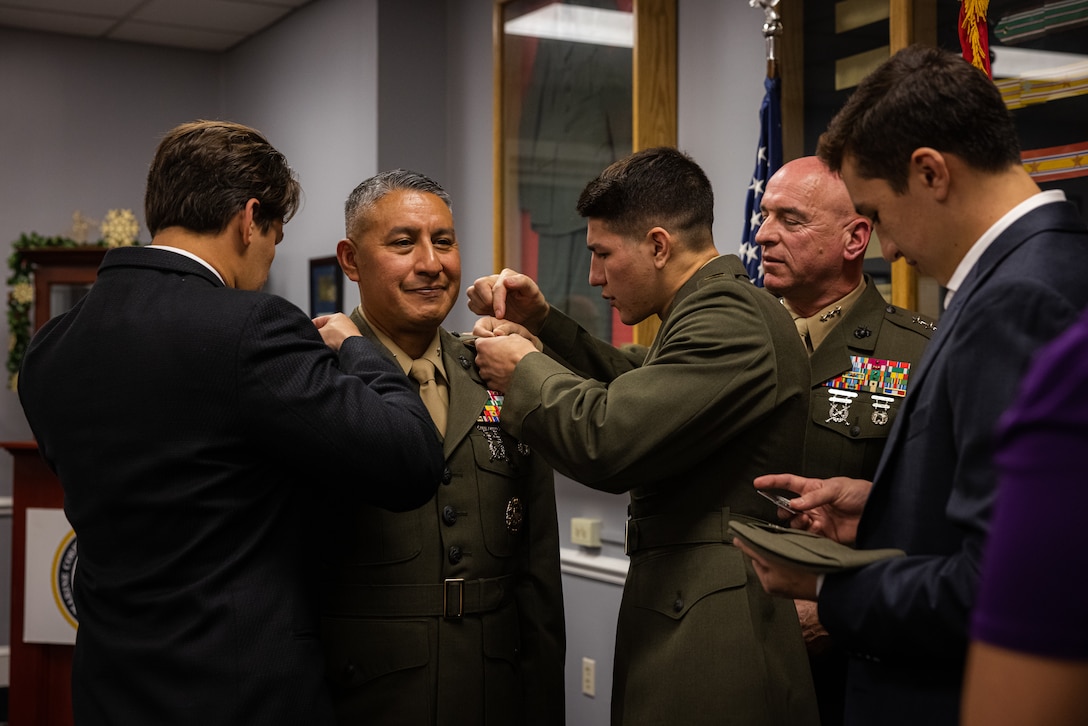 U.S. Marine Corps Brig. Gen. Adolfo Garcia Jr. Promotion Ceremony