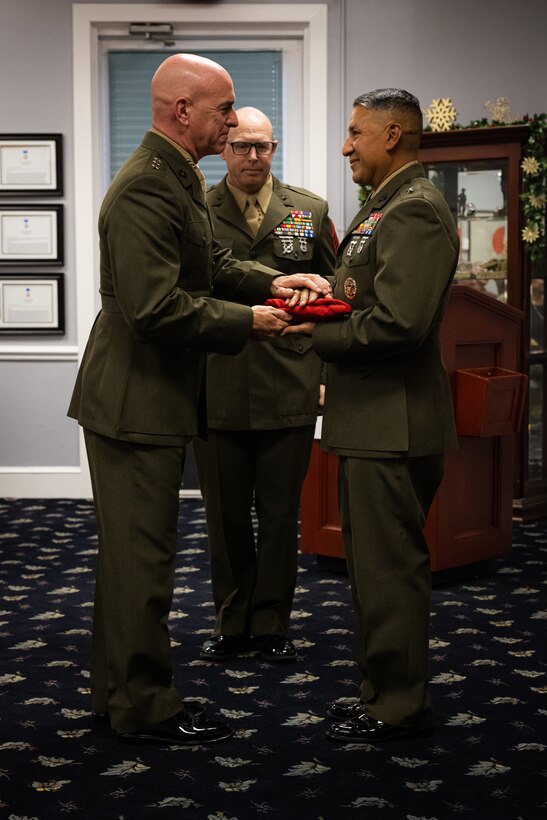 U.S. Marine Corps Brig. Gen. Adolfo Garcia Jr. Promotion Ceremony