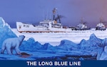 A colorful commemorative painting of the expedition by artist Dean Ellis. (U.S. Coast Guard)