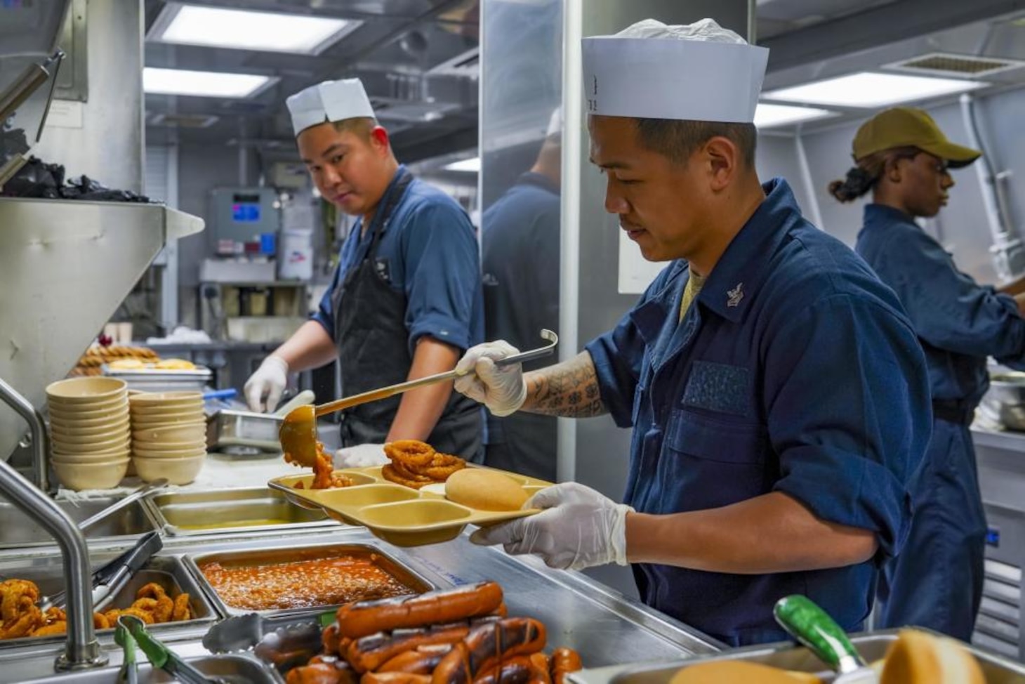 Galley Aboard USS Oakland