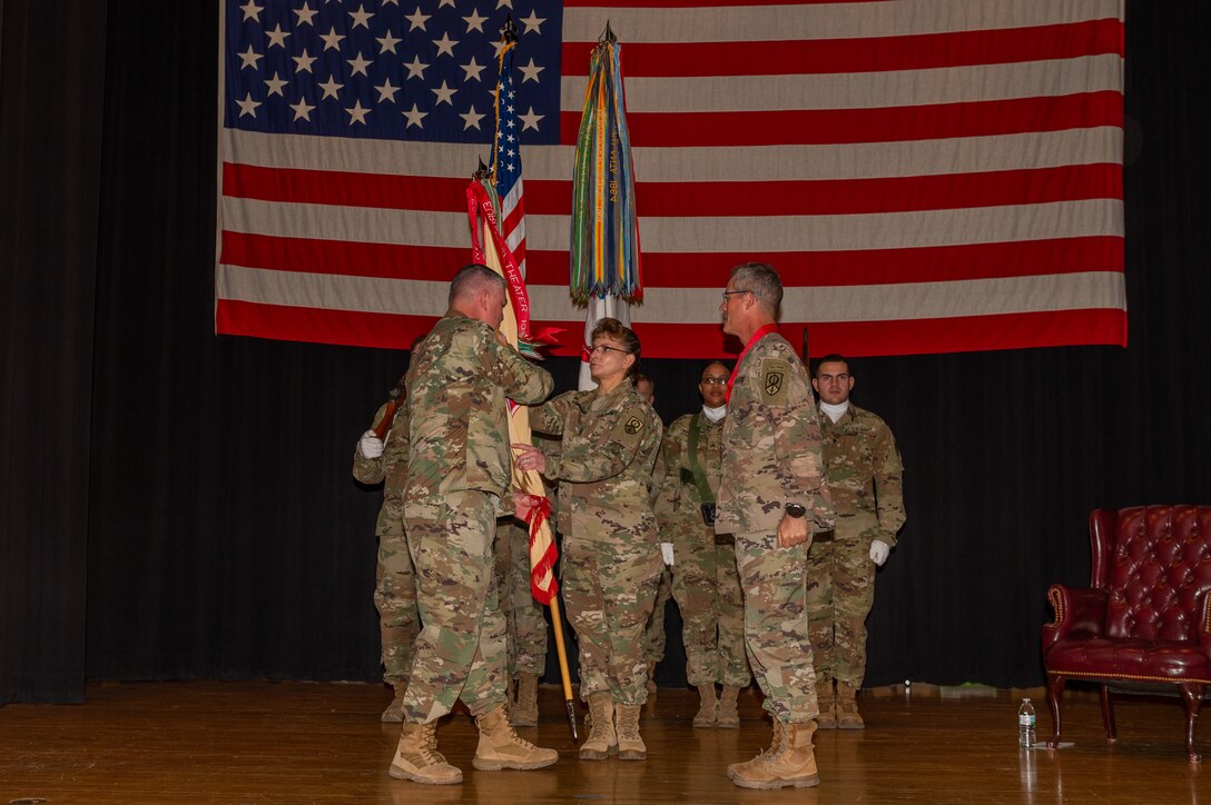 451st Sustainment Command (Expeditionary) Relinquishment of Command ceremony