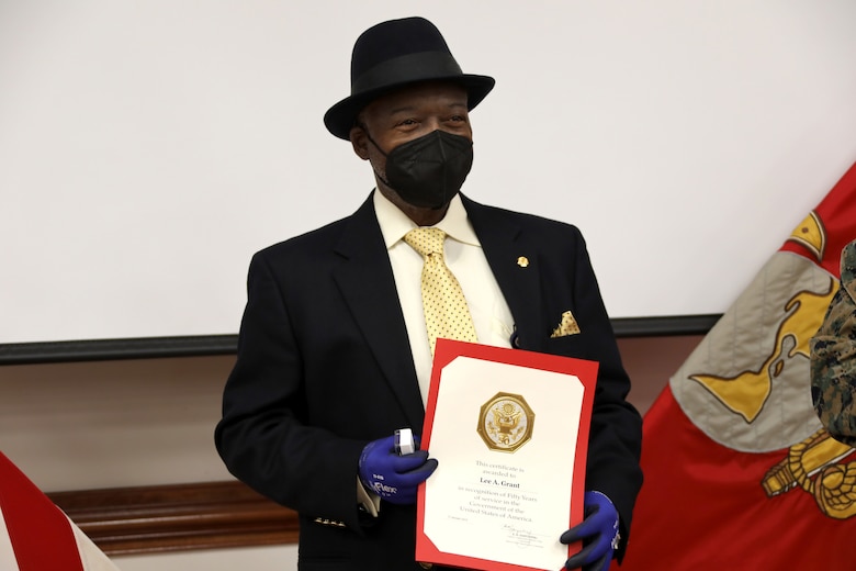 Lee. A. Grant Receives 50-year Length of Service Award