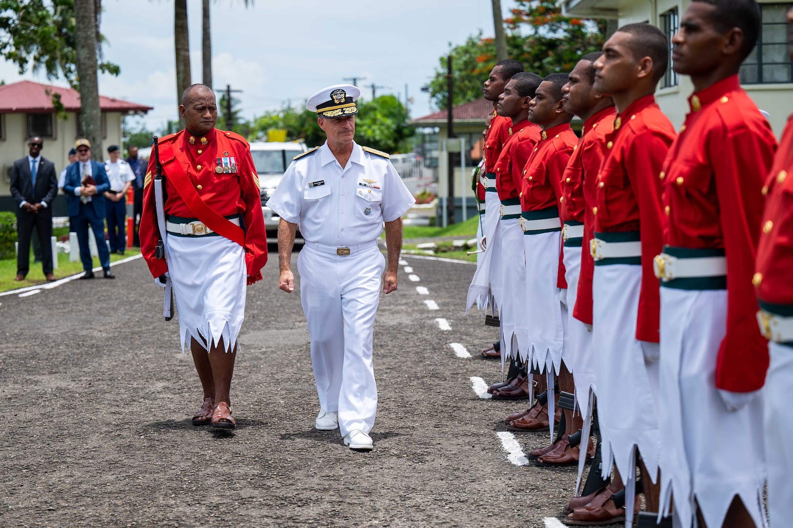 Adm. John C. Aquilino, Commander of U.S. Indo-Pacific Command, traveled to Fiji Jan. 30-31, to reaffirm the strength of the bilateral relationship and advance shared interests in building a more peaceful, stable, and prosperous Indo-Pacific region.