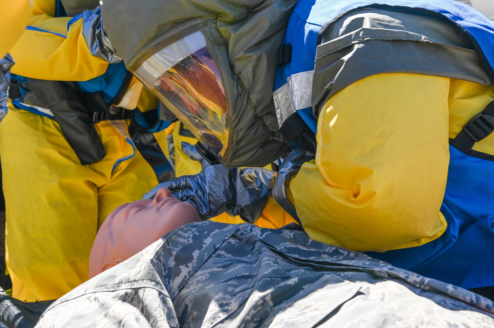 36th Medical Group apply decontamination procedures