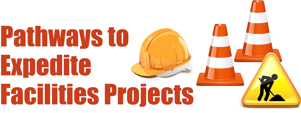 Grouping of construction icons (safety cone, hard hat and men working sign). Modified Illustration: © dashadima/stock.adobe.com