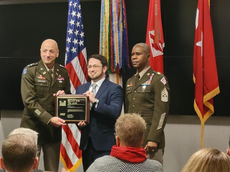 Dr. Benjamin Trump named U.S. Army Corps of Engineers Researcher of the Year.