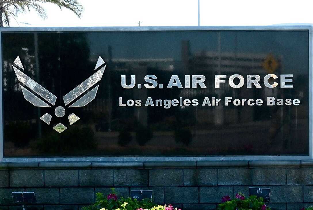 Los Angeles Air Force Base Sign