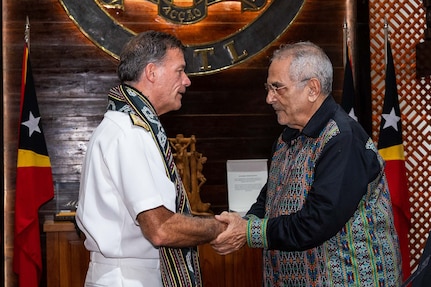 U.S. Indo-Pacific Commander Strengthens Cooperation in Visit to Timor-Leste