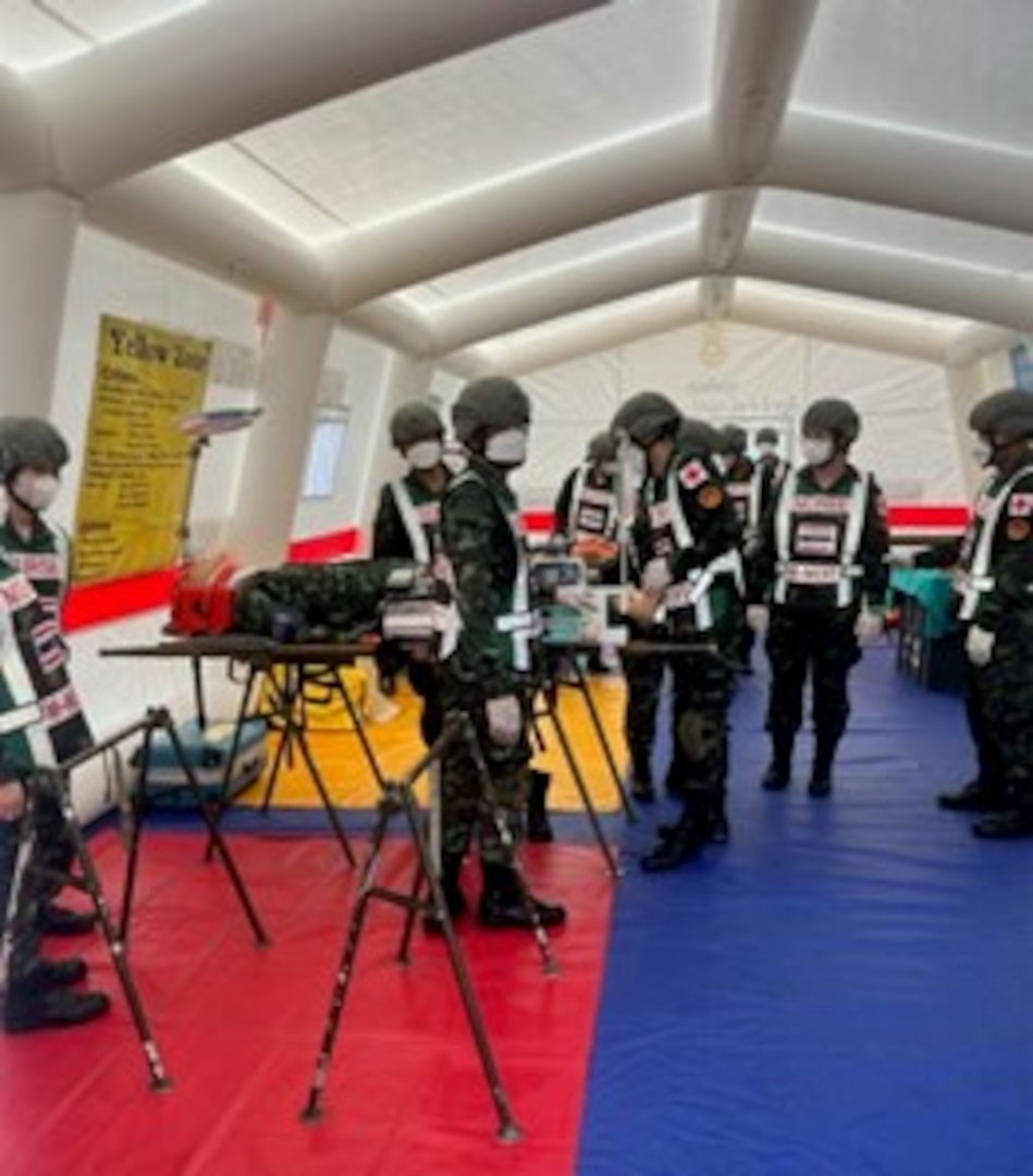 Medical Emergency Response Team Demonstration Tent