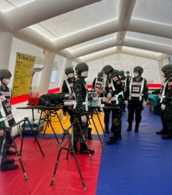 Medical Emergency Response Team Demonstration Tent