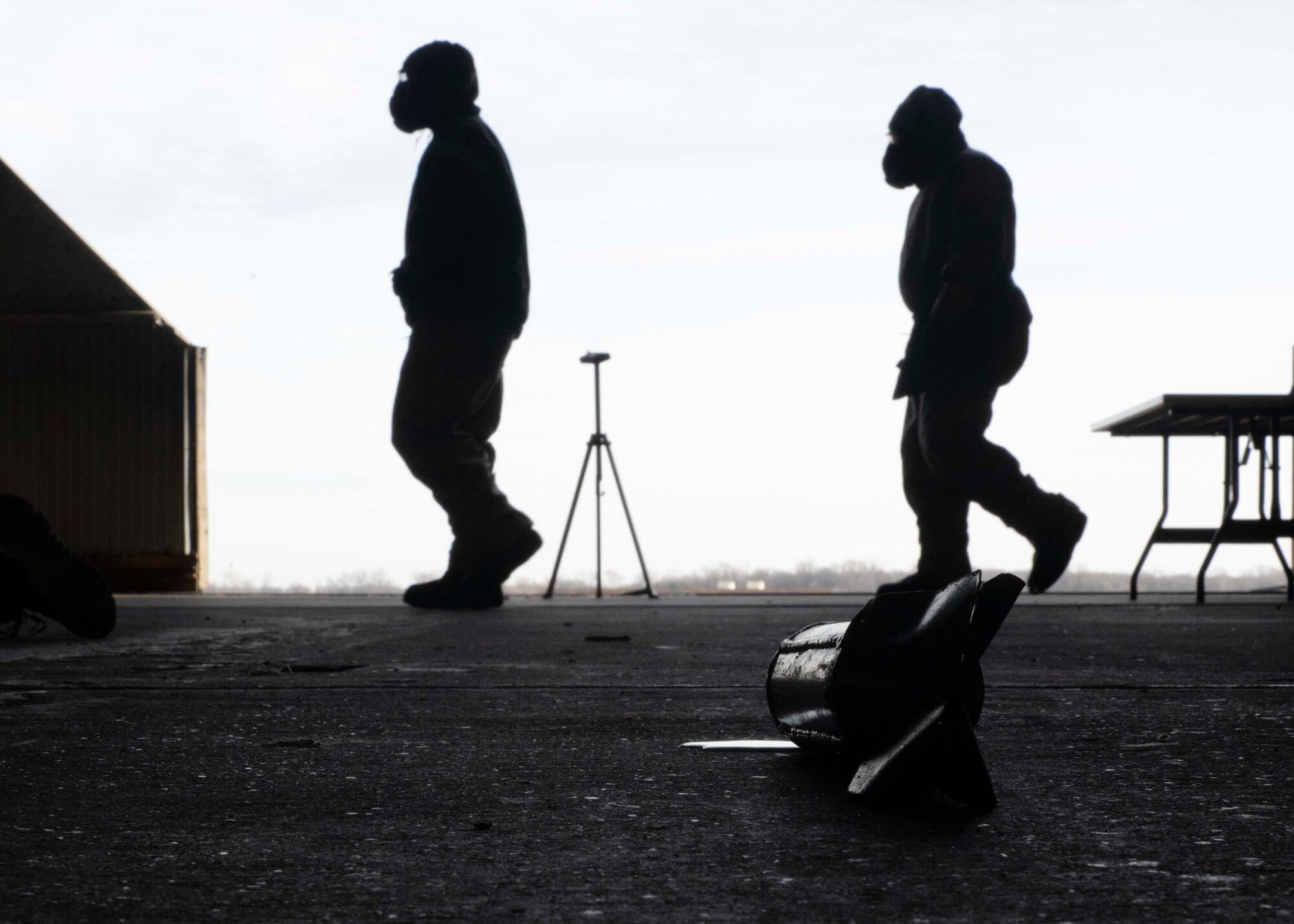 Photo of airmen walking
