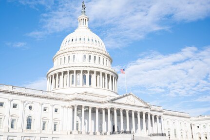 The United States Capitol, Feb. 1, 2023, Washington, D.C. The Capitol is the seat of the U.S. Congress which serves as the legislative branch of the federal government. (U.S. Air Force photo by Jason Treffry)