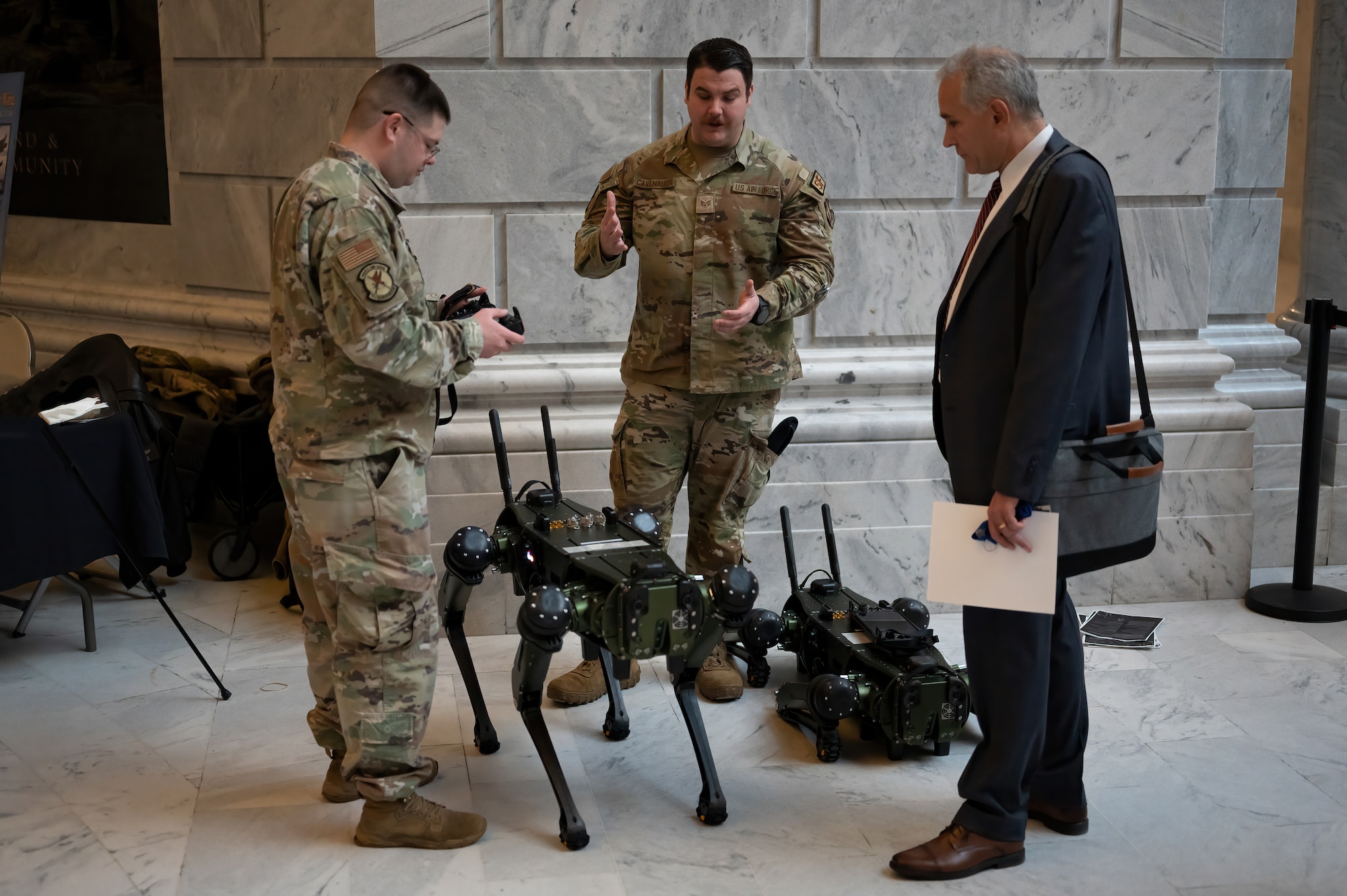 Utah legislators took some time to visit with military members during the Utah Defense Alliance’s annual Meet the Military breakfast at the Utah State Capitol Feb. 3, 2023.