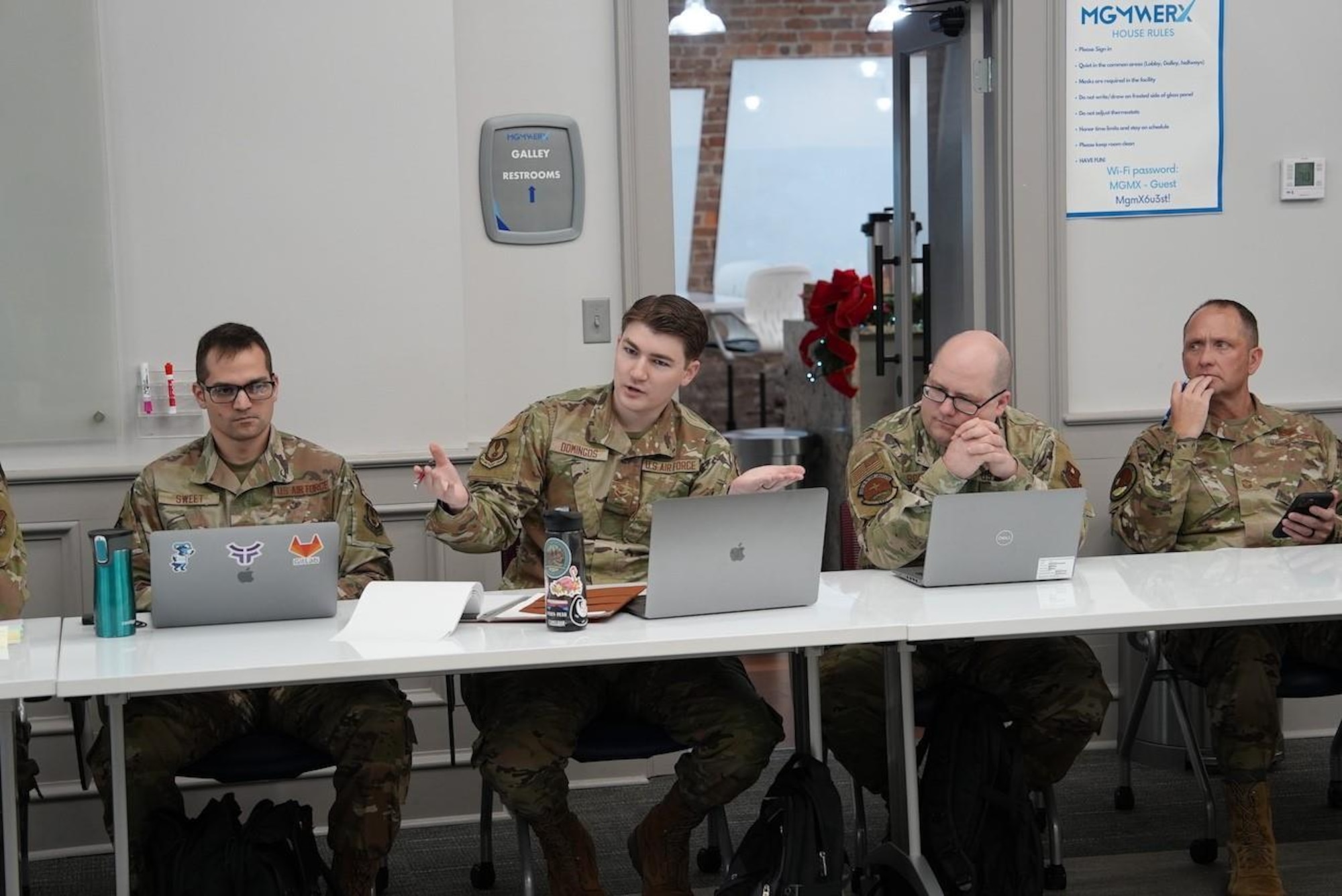 This is a picture of BESPIN Airmen
