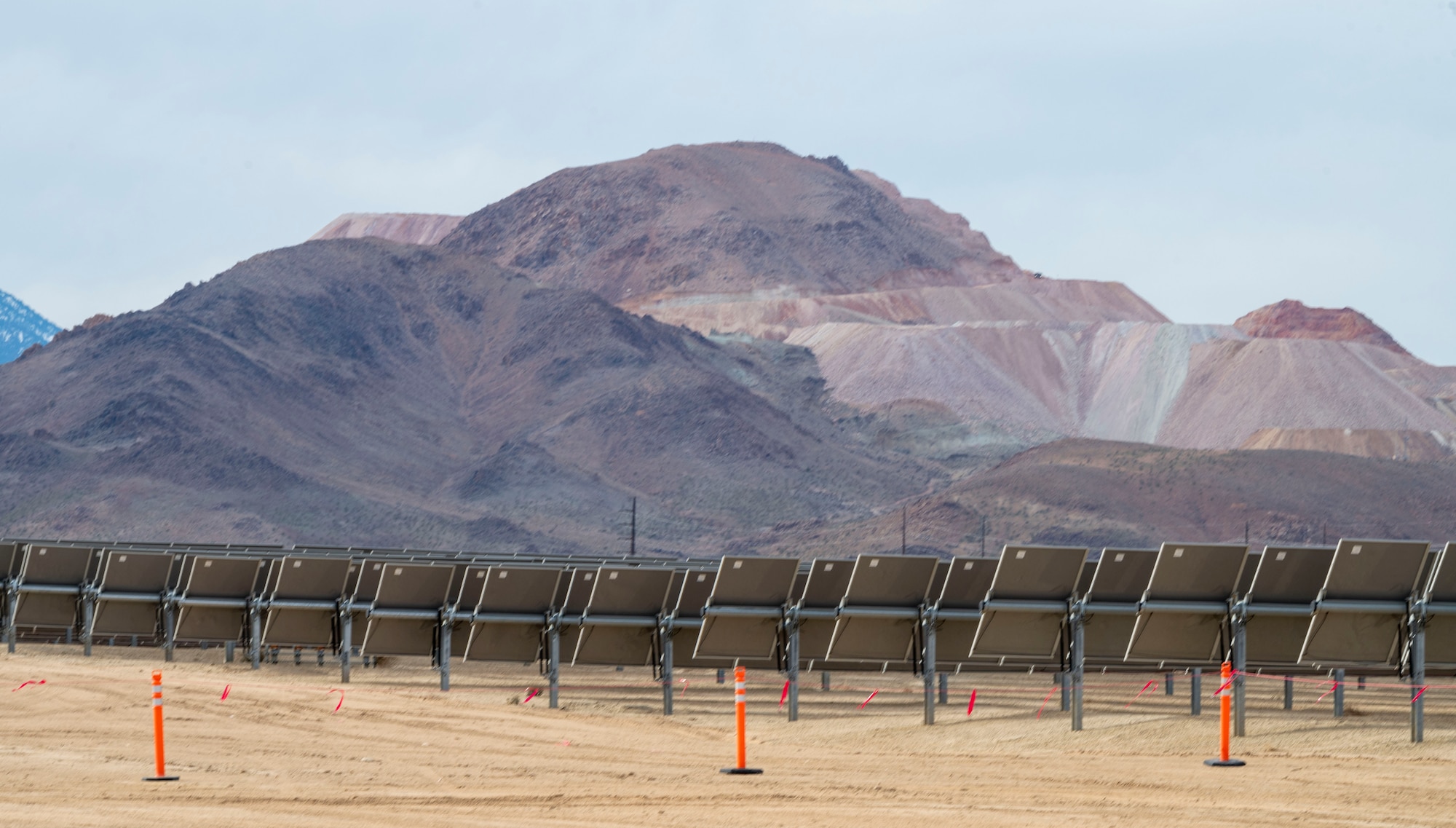 The Edwards Solar Enhanced Use Lease Project in Mojave, California has almost 2 million solar panels installed which is also the largest private-public collaboration in Department of Defense history.