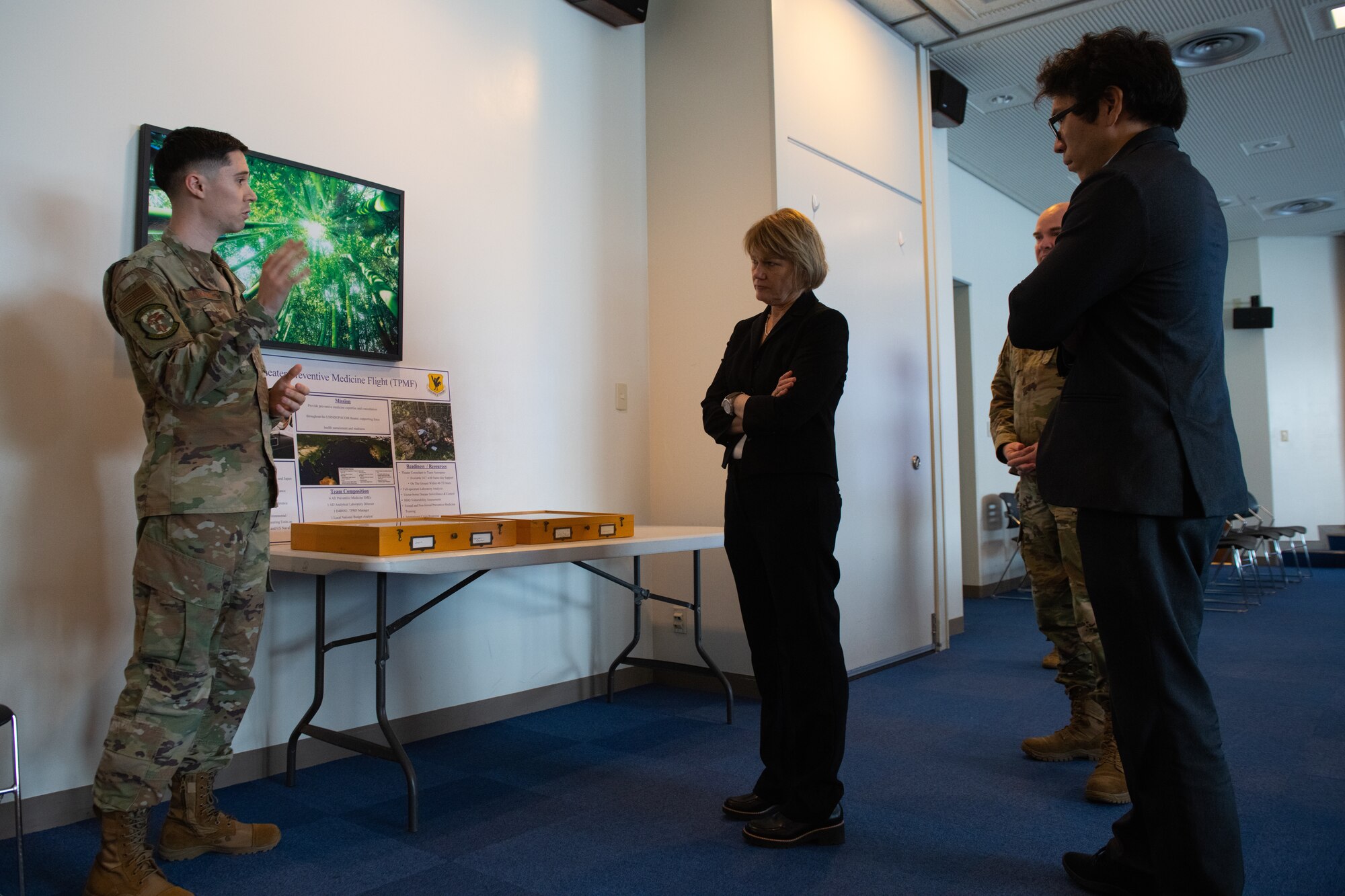 Med chief briefs acting assistant Secretary of Defense