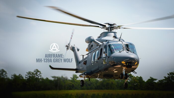 The MH-139A Grey Wolf is a multi-capable twin-engine helicopter capable of providing a wide range of mission support depending on the aircraft’s assigned Major Command.