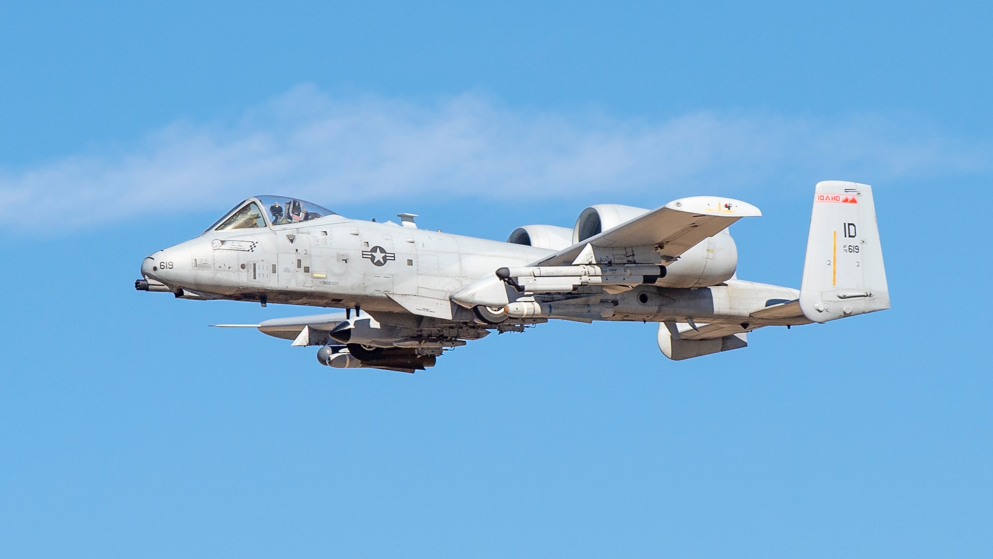 A 124th Fighter Wing A-10 Flying